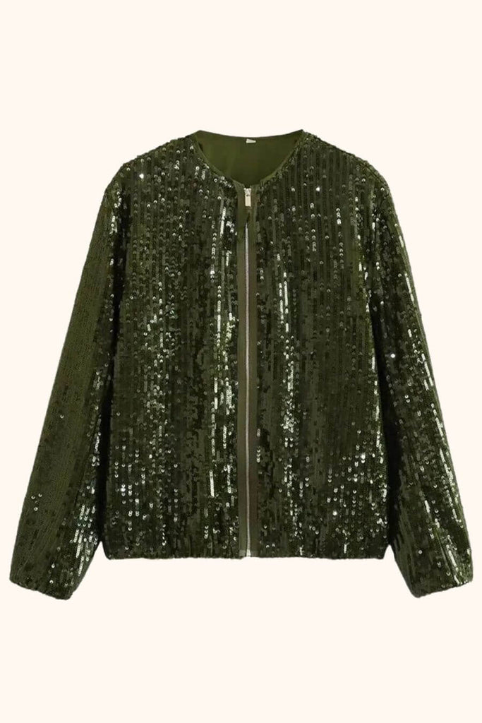 Winterwear For Women - Ophelia Sequin Jacket - Fancy Pants 