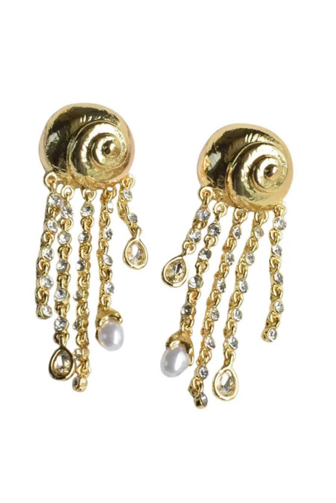 Earrings For Women - Davina Earrings Gold & Silver - Fancy Pants