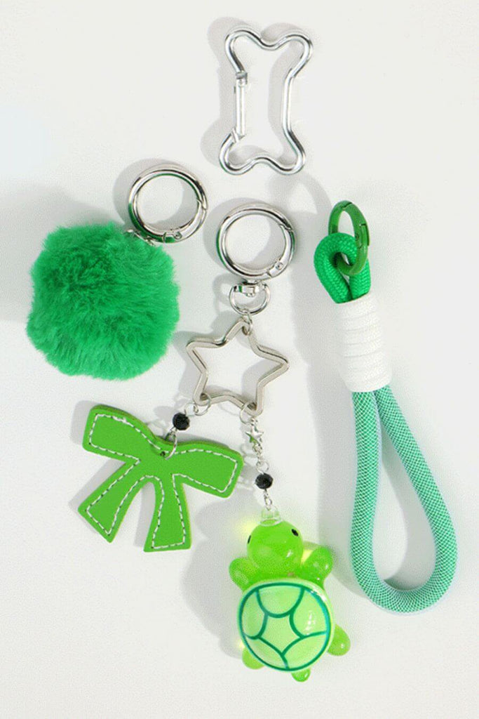 Bag Charms For Women -Green Flag Bag Charm- Fancy Pants