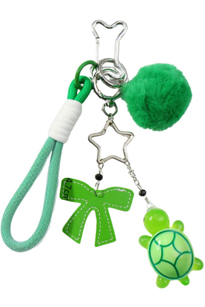Bag Charms For Women -Green Flag Bag Charm- Fancy Pants