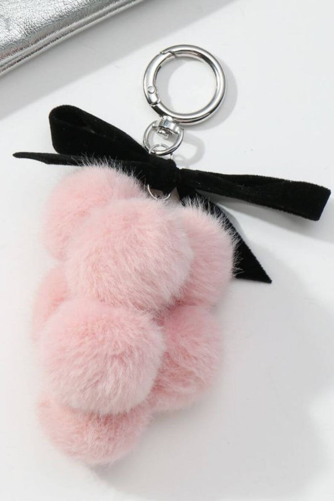 Bag Charms For Women -Vineyard Bag Charm - Pink- Fancy Pants