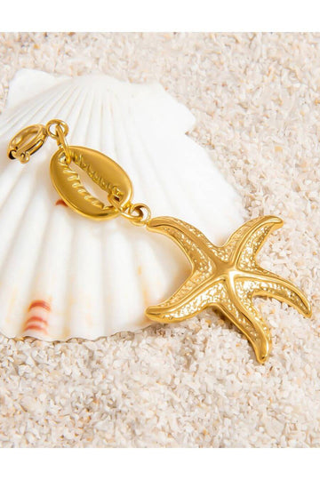 Bikini Charms For Women - Starfish Bikini Charm Gold- Fancy Pants