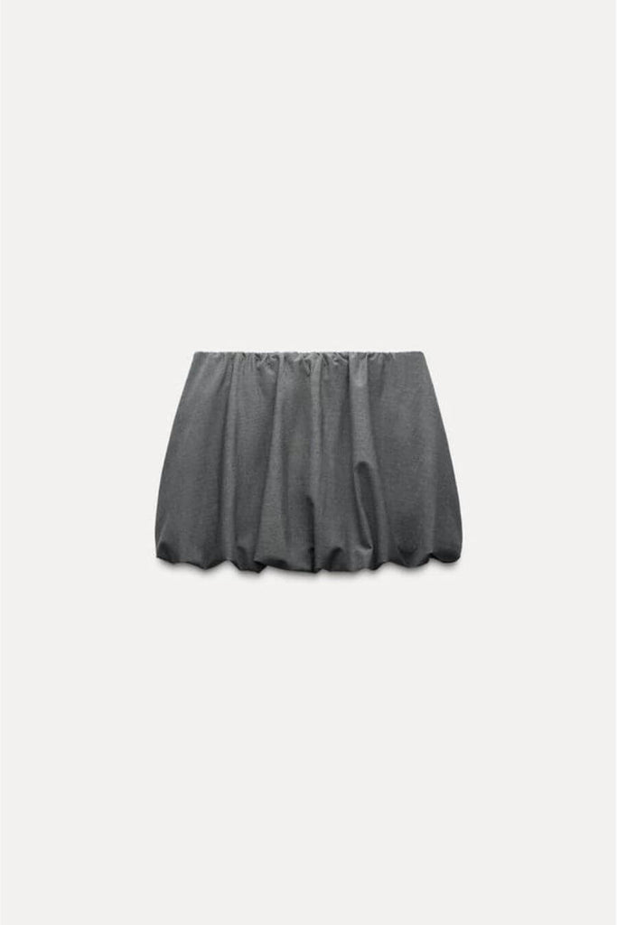 Bottoms For Women -Evaara Skirt Grey- FancyPants