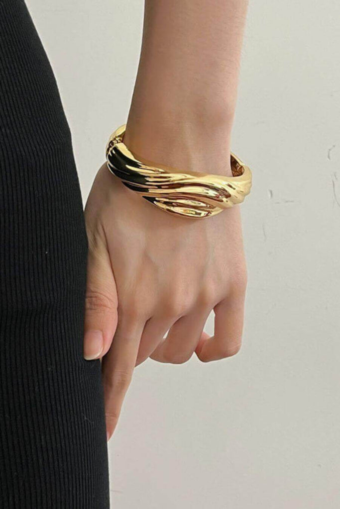 Bracelet For Women - Champion Cuff Gold, Silver - Fancy Pants