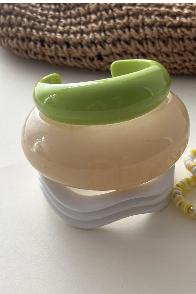 Bracelet For Women -Halfmoon Cuff Cream- Fancy Pants