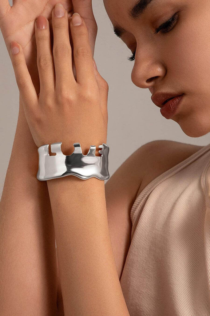 Bracelet For Women - Wisdom Cuff Silver - Fancy Pants