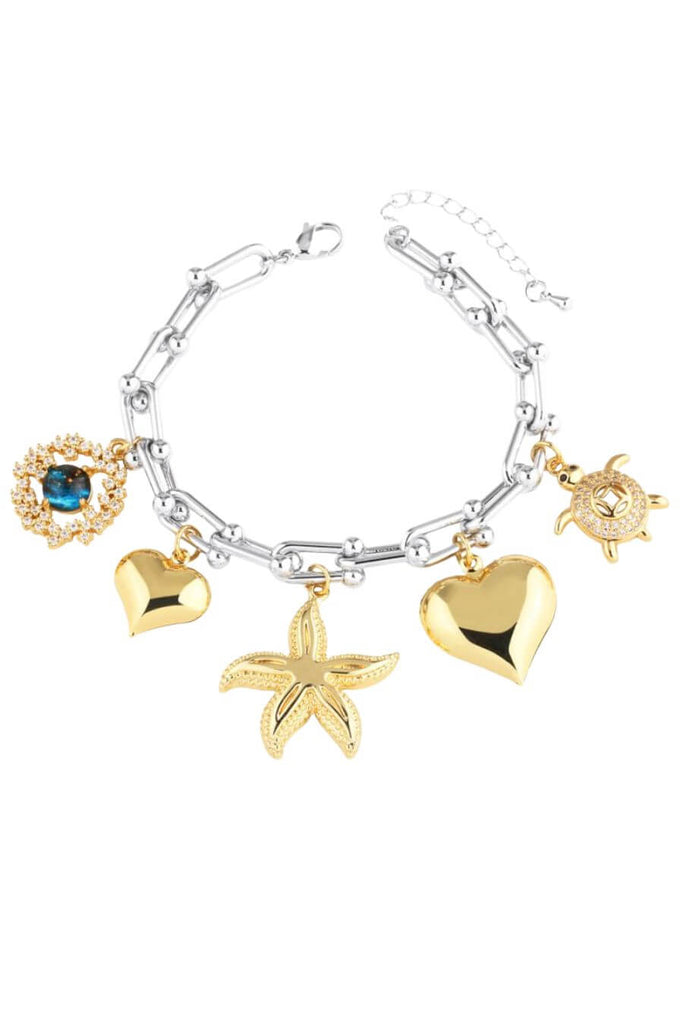 Bracelet For Women -Core Charm Bracelet Gold- Fancy Pants