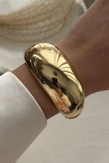 Bracelet For Women -Suki Cuff Bangle Gold, Silver - Fancy Pants