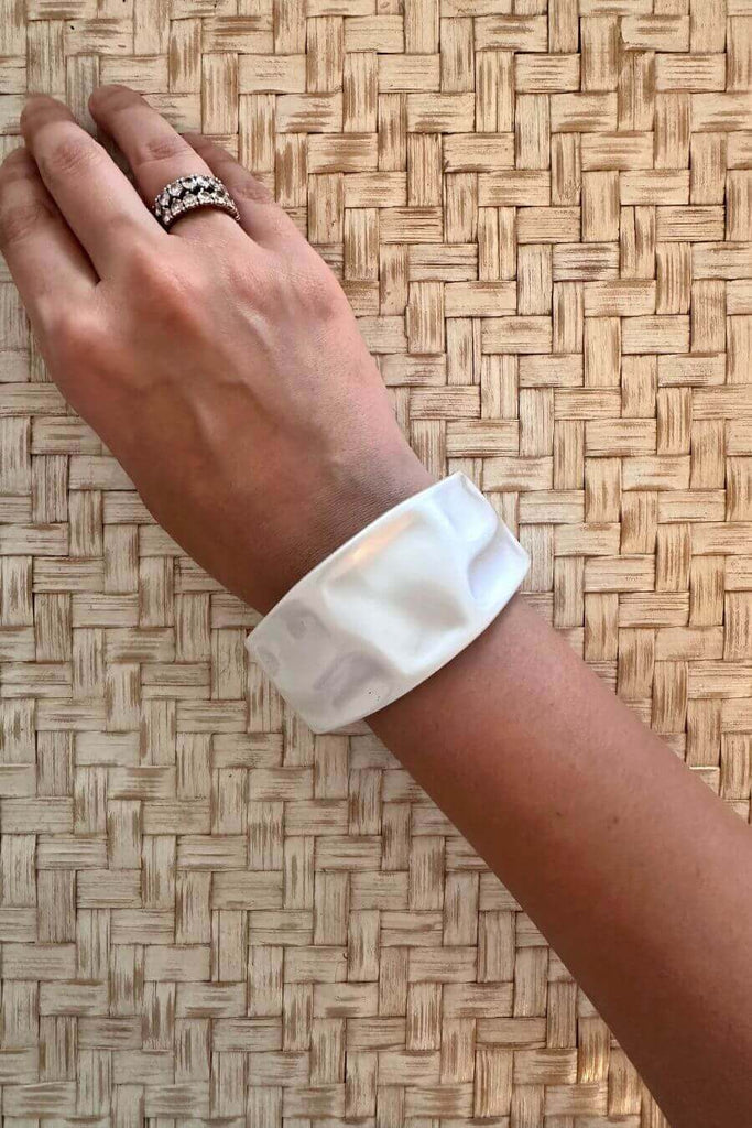 Bracelet For Women - Milkyway Cuff White - Fancy Pants