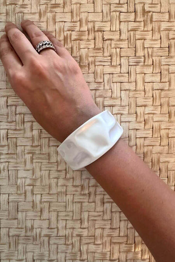 Bracelet For Women - Milkyway Cuff White - Fancy Pants