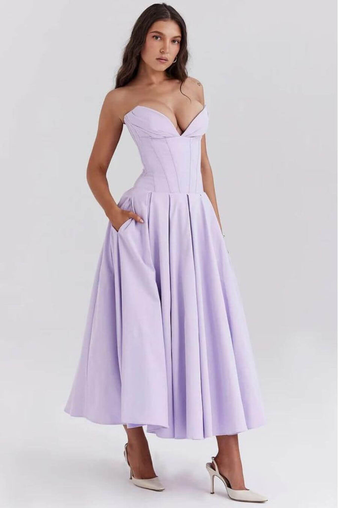 Dresses For Women - Daisy Dress Lilac - Fancy Pants