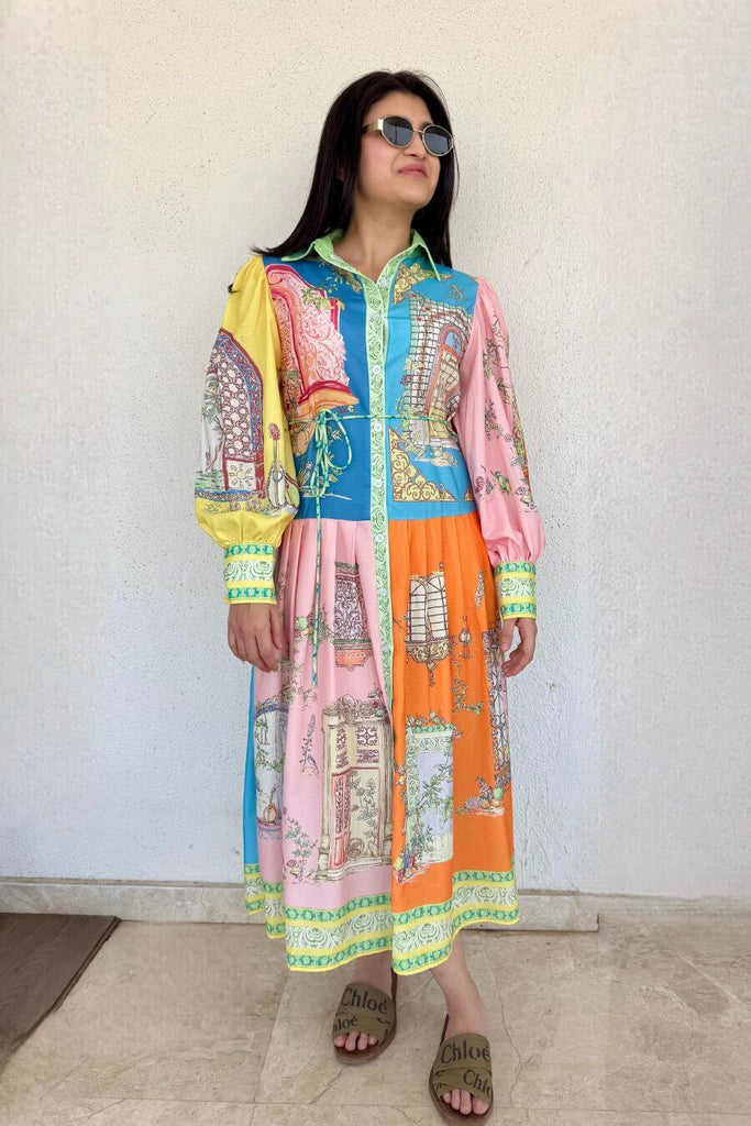 Dresses For Women - Pixel Dress Multi - Fancy Pants