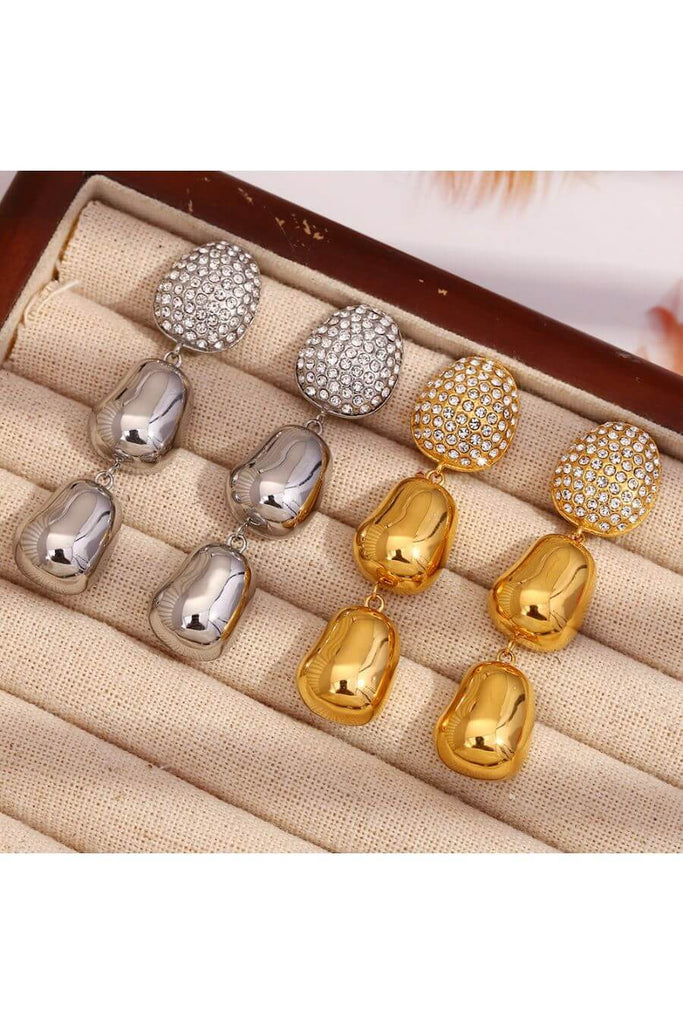 Earrings For Women -Amara Danglers Gold, Silver - Fancy Pants