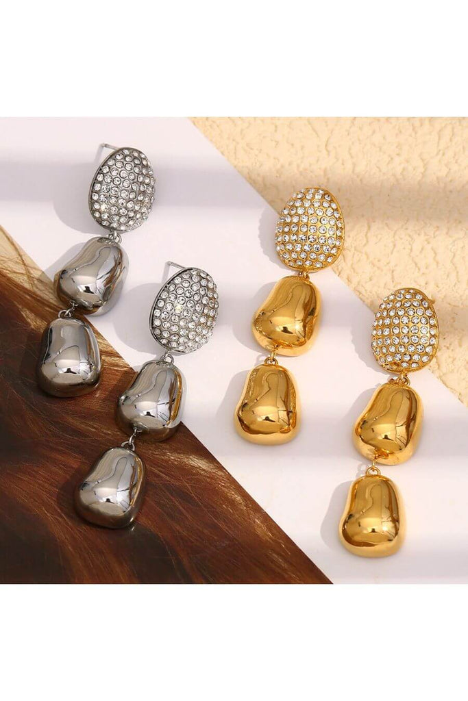 Earrings For Women -Amara Danglers Gold, Silver - Fancy Pants