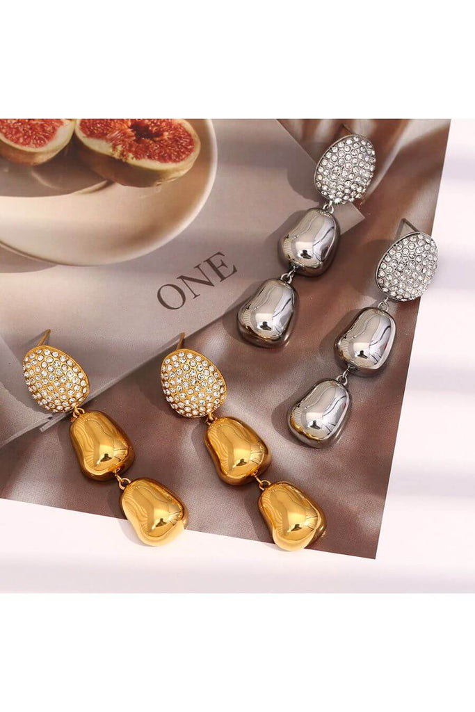 Earrings For Women -Amara Danglers Gold, Silver - Fancy Pants