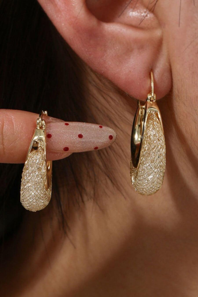 Earrings For Women -Heartsong Hoops Gold, Silver- Fancy Pants