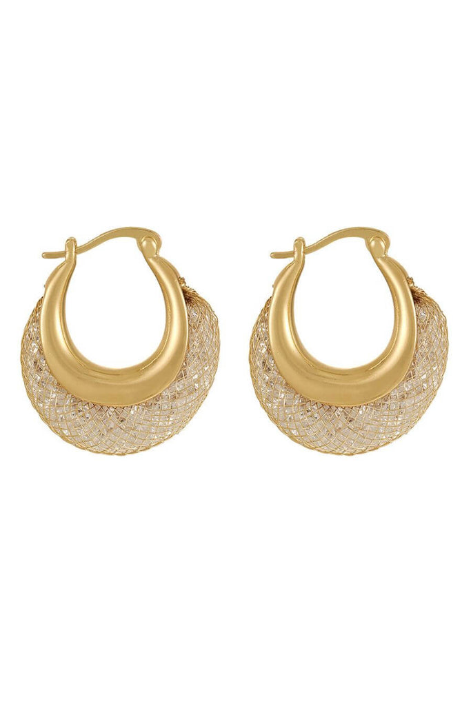 Earrings For Women -Heartsong Hoops Gold, Silver- Fancy Pants