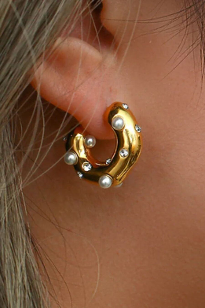 Earrings For Women - Moon Earrings Gold - Fancy Pants