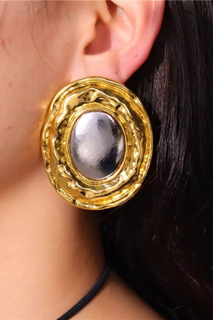 Earrings For Women - Planets Studs Gold, Silver - Fancy Pants