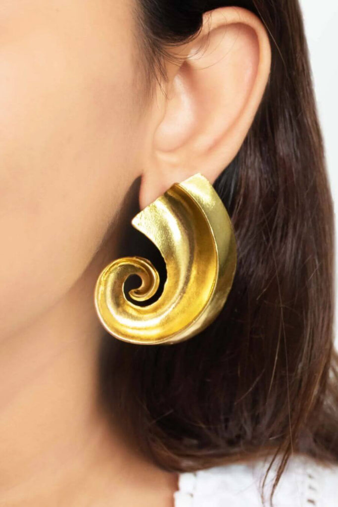 Earrings For Women -Revel Earrings Gold - Fancy Pants