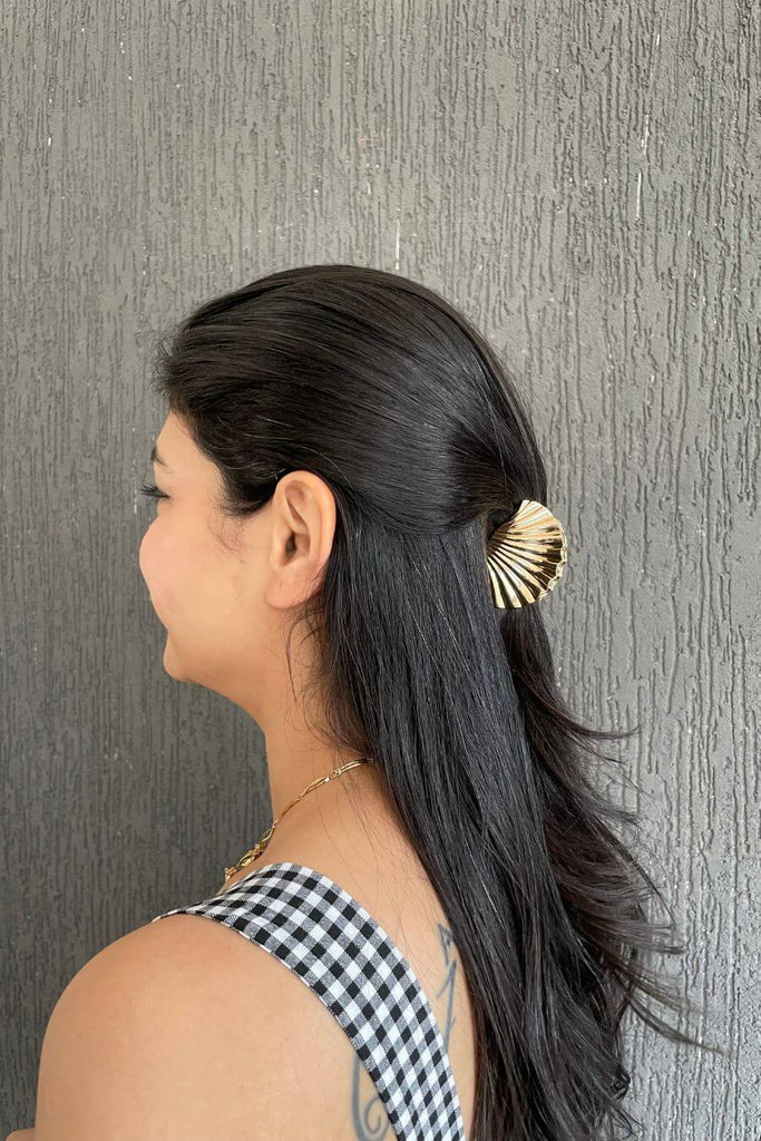 Hair Accessories for Women - Kemina Mini Claw Clip Gold, Silver - FancyPants