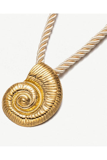 Necklace For Women -Concha Necklace Gold- Fancy Pants