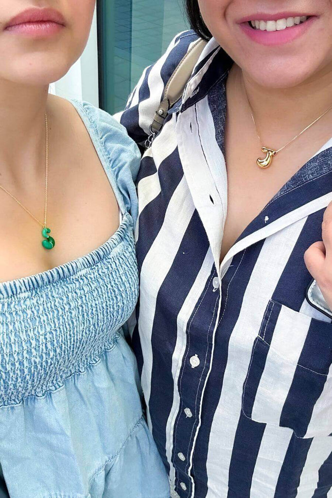 Necklace For Women - Rainbow Rhythm Alphabet Necklace - Fancy Pants