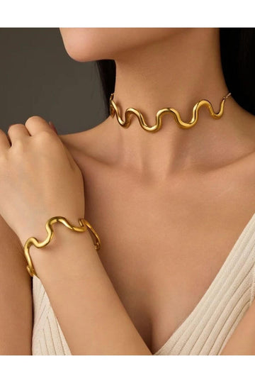 Necklace For Women -Stella Choker Gold- FancyPants