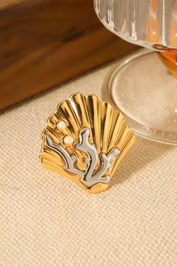 Rings For Women - Coastal Ring Gold- Fancy Pants