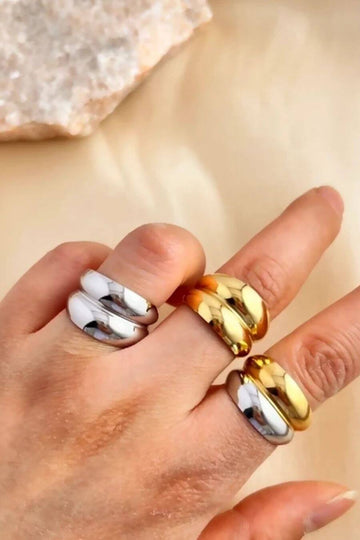 Rings For Women - Ginny Ring Gold, Silver, Dual- Fancy Pants