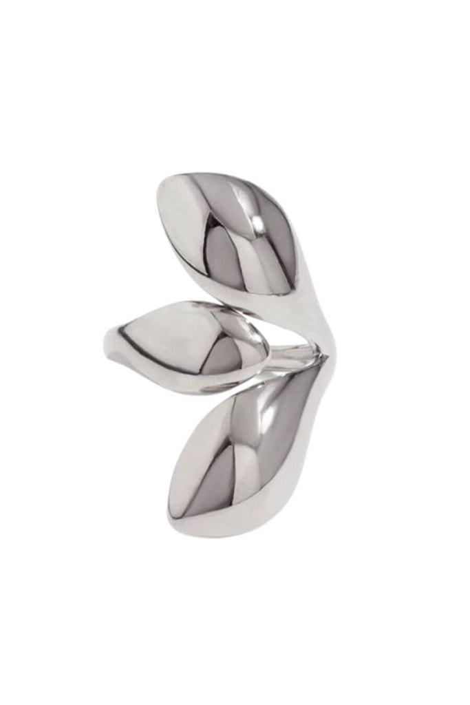 Rings For Women - Leafy Ring Silver- Fancy Pants