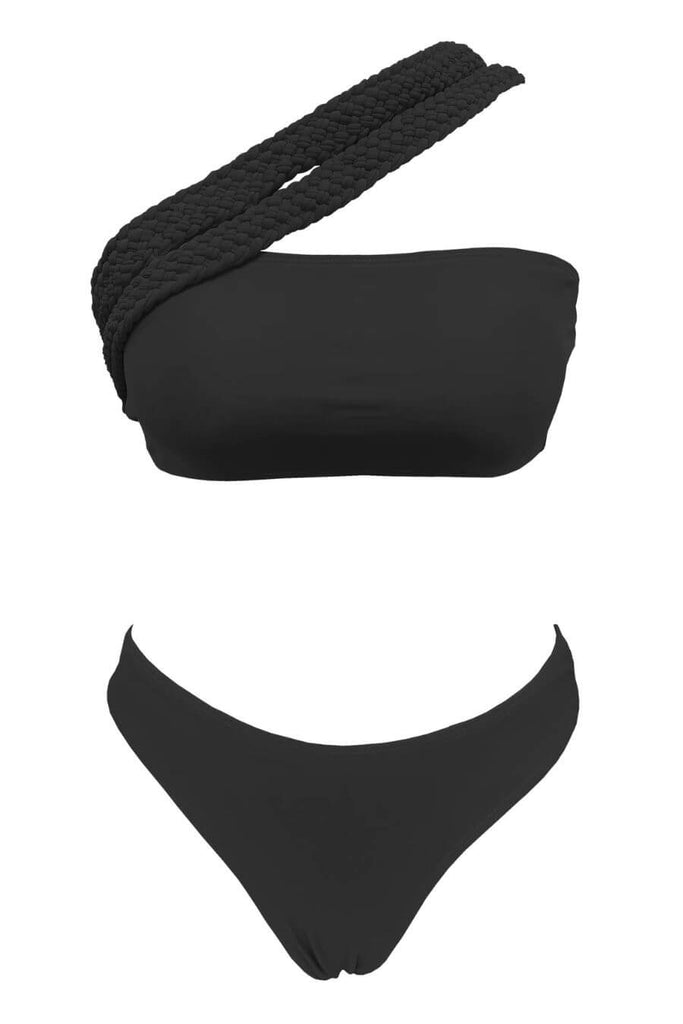 Swimwear For Women -Agnes Bikini Set Of 2 Black- FancyPants
