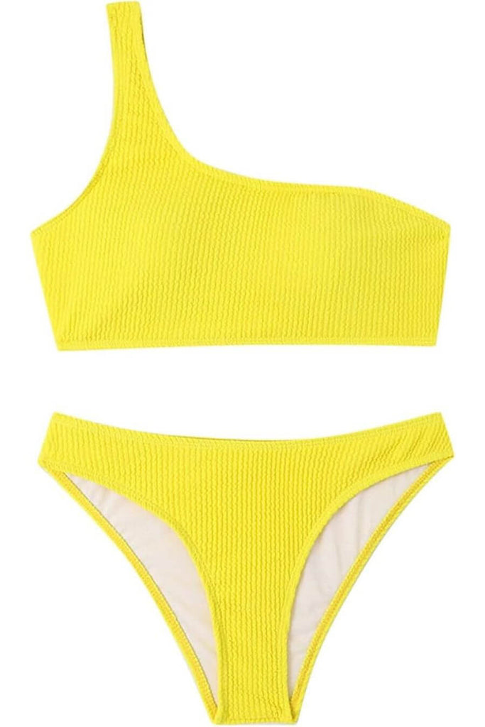 Swimwear For Women -Peru Bikini Pink, Yellow, Orange  - FancyPants