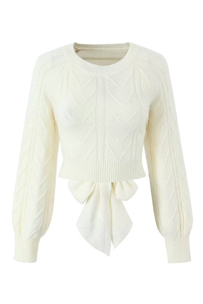 Tops For Women - Nora Sweater Top Off-white- FancyPants 