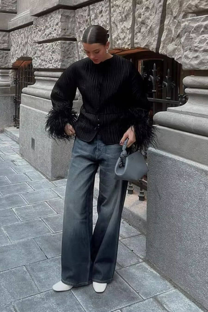 Tops For Women -Sharon Top Black - FancyPants