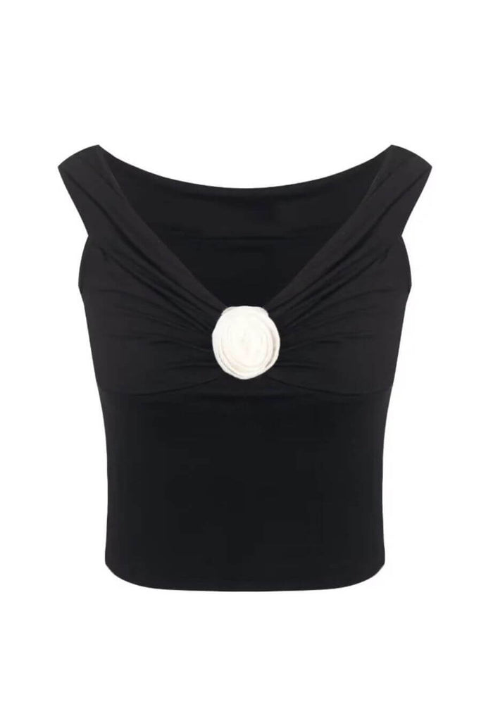 Tops For Women -Trogir Top Black - FancyPants