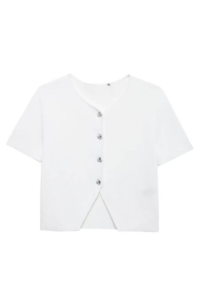 Tops For Women - Zoe Top Off white- FancyPants 