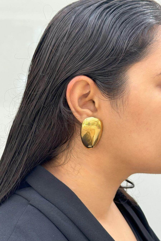 Trendy Earrings For Women -Lincoln Earrings - Gold - Fancy Pants