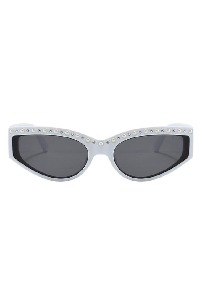 UV400 Protection Sunglasses For Women -Diva Sunglasses  Brown, White, Green- FancyPants