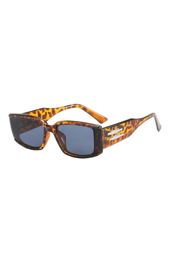 UV400 Protection Sunglasses For Women -Korner Sunglasses  Leopard, Green- FancyPants