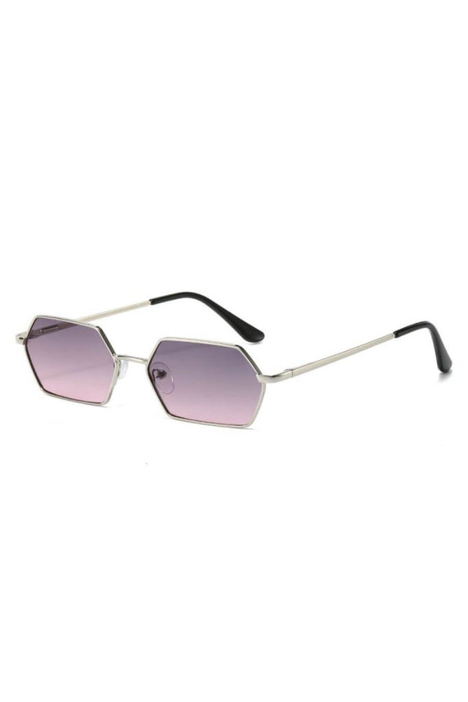 UV400 Protection Sunglasses For Women -Laila Sunglasses Purple, Champagne, Green, Red- FancyPants