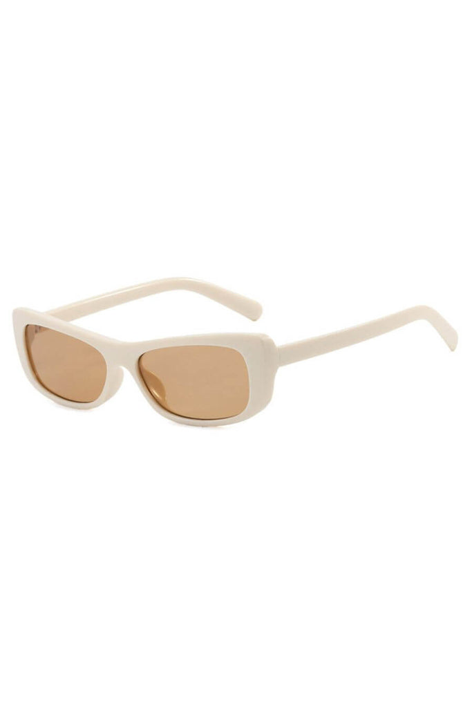 UV400 Protection Sunglasses For Women -Steve Sunglasses White, Green, Brown- FancyPants