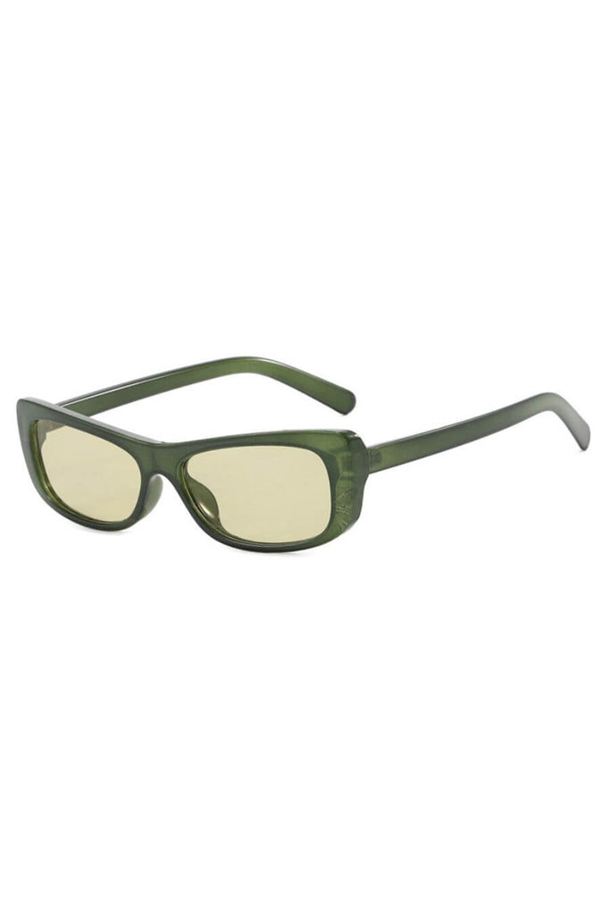 UV400 Protection Sunglasses For Women -Steve Sunglasses White, Green, Brown- FancyPants