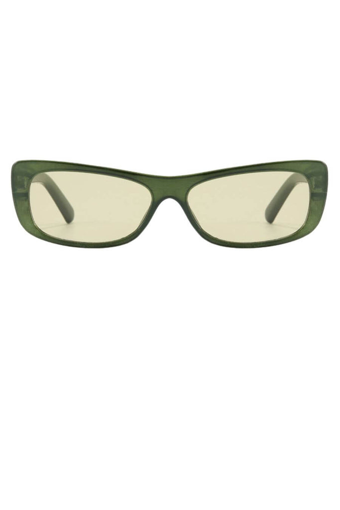 UV400 Protection Sunglasses For Women -Steve Sunglasses White, Green, Brown- FancyPants