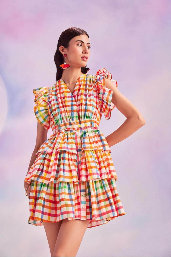 Women Summer Dress - Mosaic Dress - FancyPants