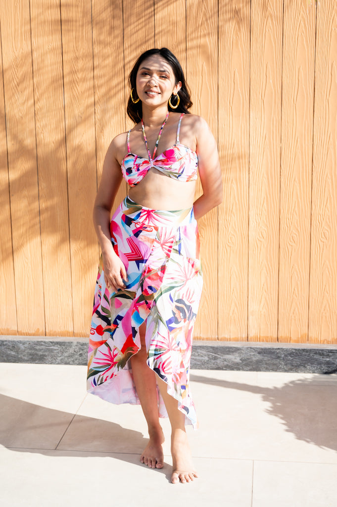 Coverup For Women - Flower Power Sarong - Fancy Pants